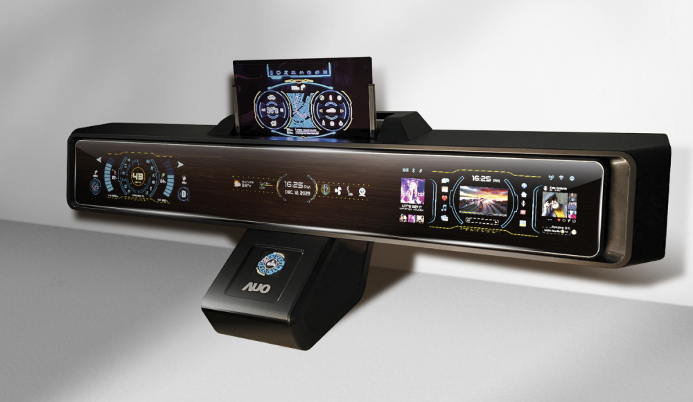 8868体育Micro LED沉浸式车舱显示方案结合 可卷式、可伸缩的Micro LED应用并可呈现不同的质感纹路，展现人性化设计