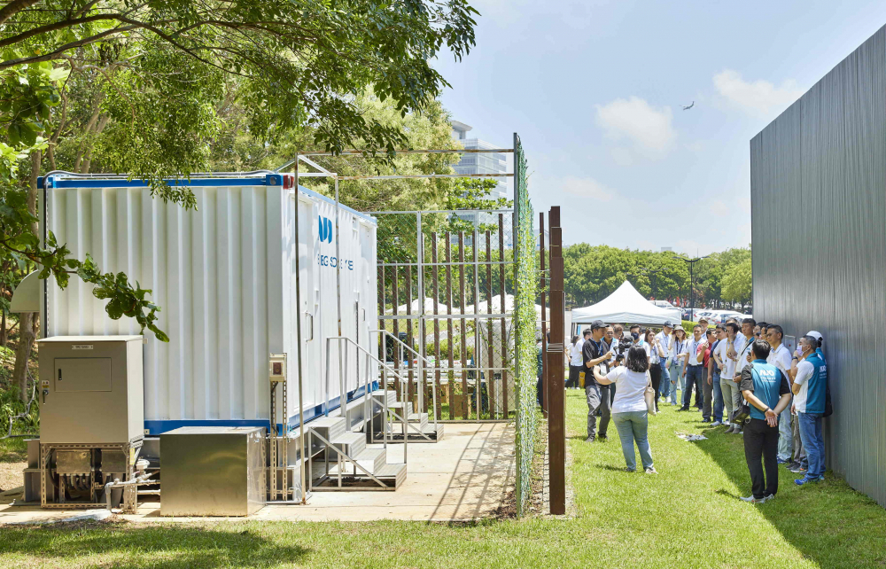 友達西大墩窯文化館建置屋頂全綠電及儲能櫃，為兼具創能儲能的永續綠能場域