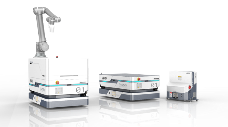 友達數位開發的自主式移動機器人（AMR250M），搭配全向輪並結合AI演算法、2D LiDAR、3D攝影機等技術，協助客戶實現產線全自動化